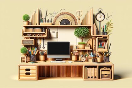 Jak zrobić organizer na biurko z drewna i uporządkować przestrzeń?
