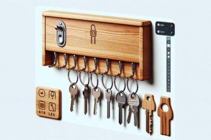 Jak zrobić drewniany wieszak na klucze, który będzie praktyczny i stylowy?