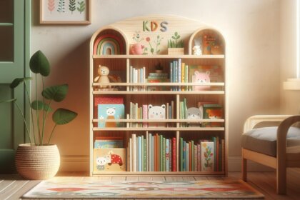 Drewniana półka na książki dla dzieci – zrób to sam w weekend!