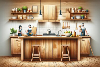 Jak odnowić drewniany blat kuchenny, by wyglądał jak nowy?